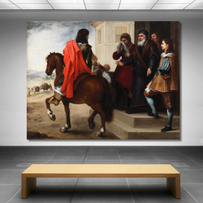 La Partenza Del Figliol Prodigo Bartolomé Estebán Murillo bem30 quadro stampato su tela