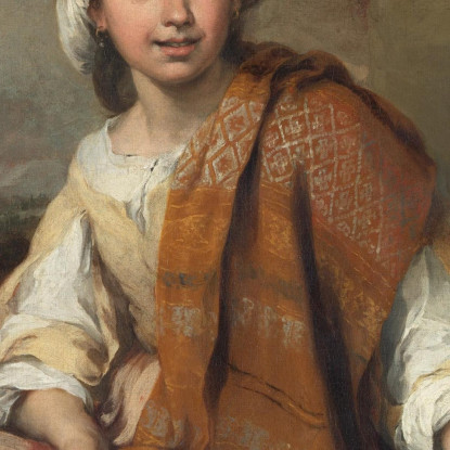 La Ragazza Dei Fiori Bartolomé Estebán Murillo bem32 quadro stampato su tela