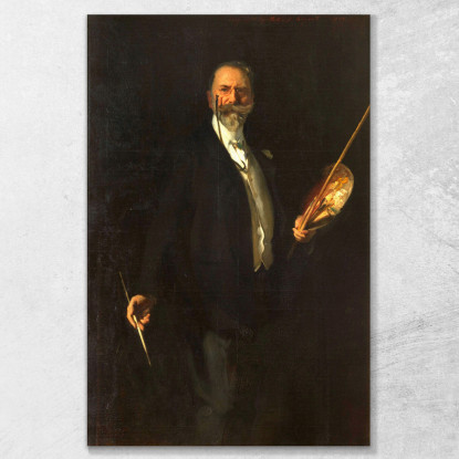 William Merrit Chase John Singer Sargent jss373 quadro stampato su tela