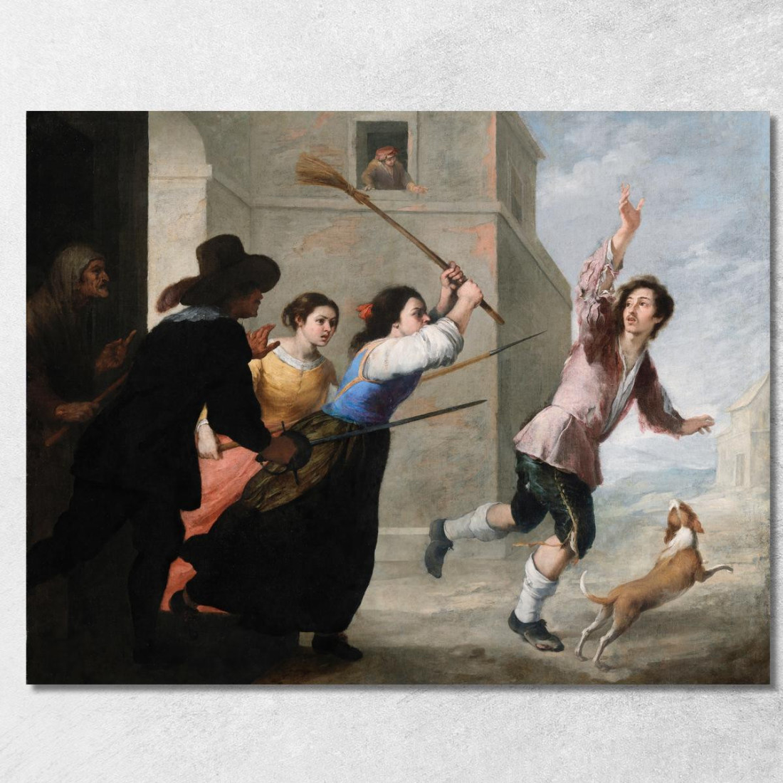 Il Figliol Prodigo Cacciato Bartolomé Estebán Murillo bem42 quadro stampato su tela