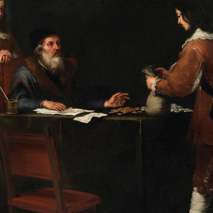 Il Figliol Prodigo Che Riceve La Sua Parte Bartolomé Estebán Murillo bem45 quadro stampato su tela