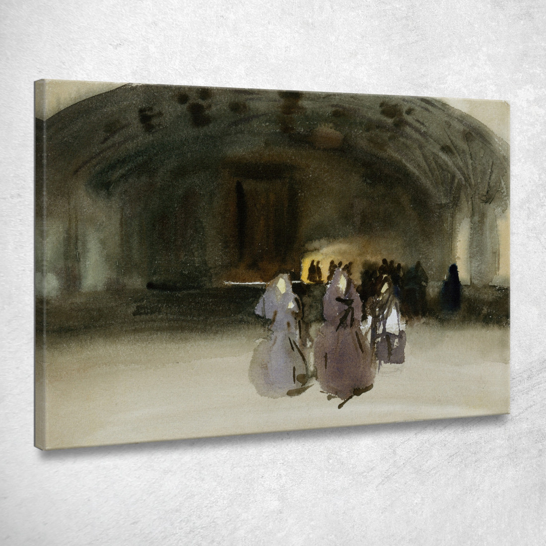 Donne Che Si Avvicinano John Singer Sargent jss376 quadro stampato su tela