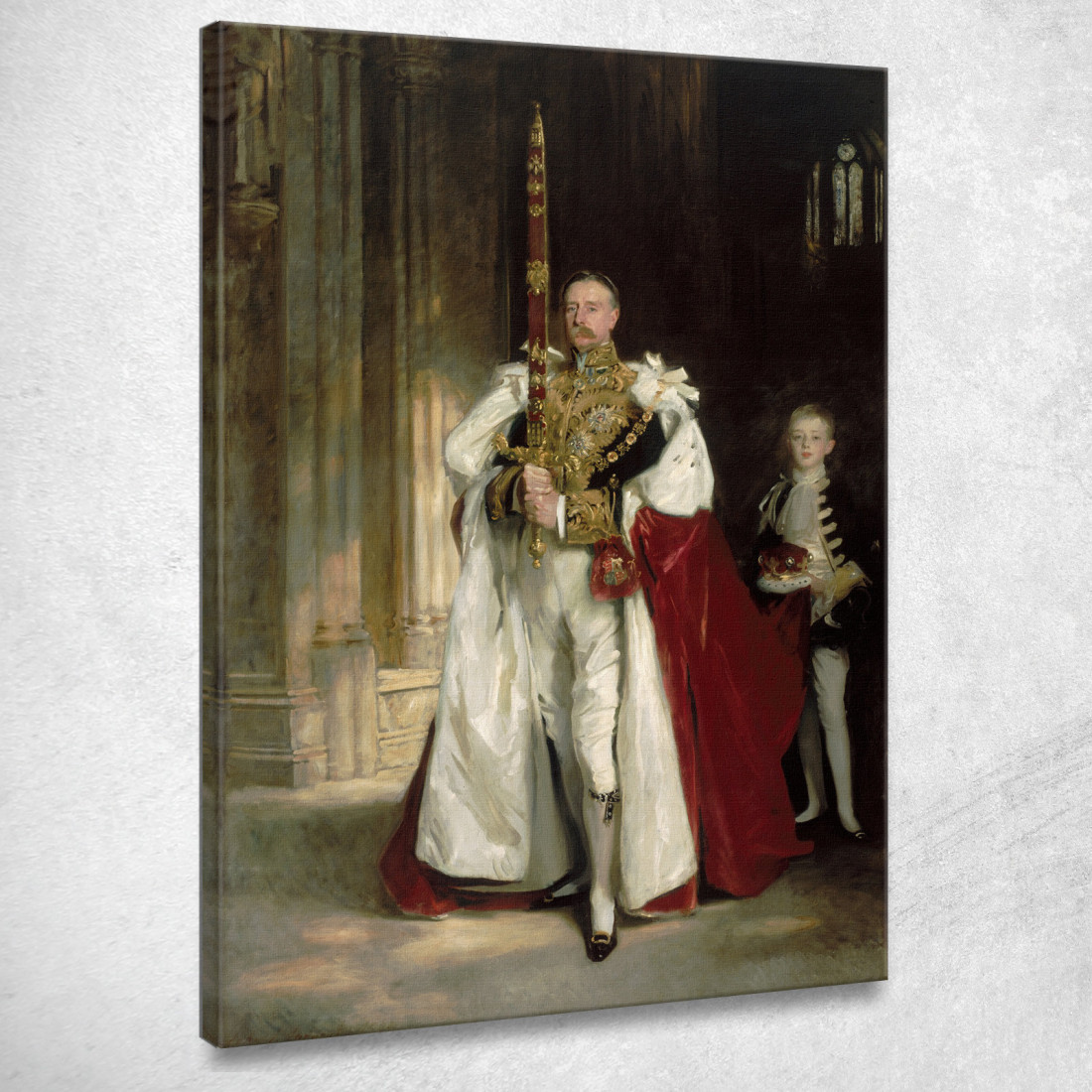 Charles Stewart Sesto Marchese Di Londonderry John Singer Sargent jss381 quadro stampato su tela