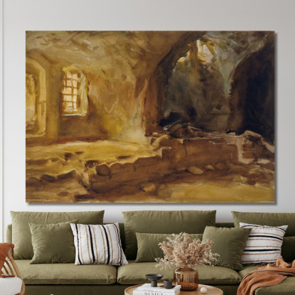 Cantina In Rovina John Singer Sargent jss384 quadro stampato su tela