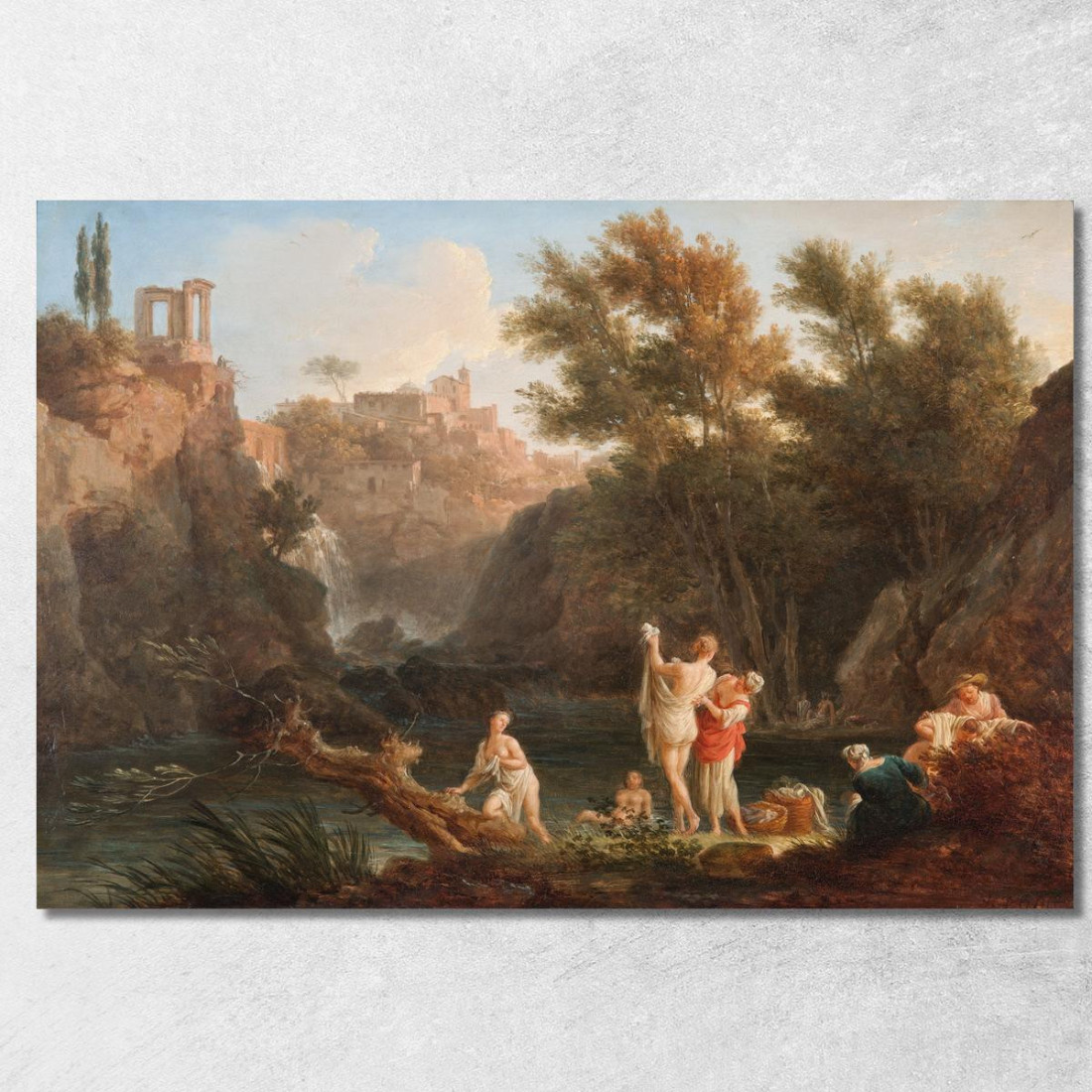 Le Quattro Ore Del Giorno - Sera Claude-Joseph Vernet cjv32 quadro stampato su tela