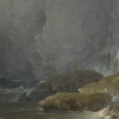 Le Cascate Di Tivoli Claude-Joseph Vernet cjv39 quadro stampato su tela