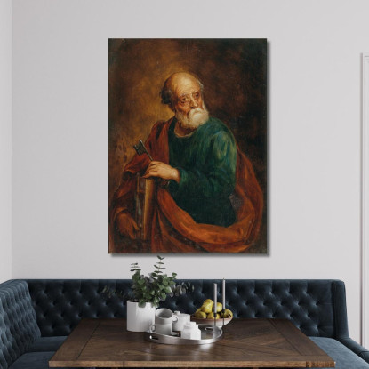 San Pietro (Dopo Palma Il Giovane) David Teniers The Younger dty72 quadro stampato su tela