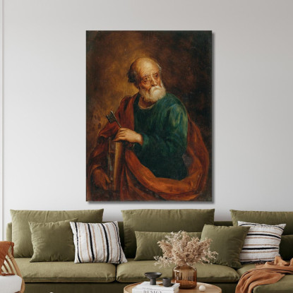 San Pietro (Dopo Palma Il Giovane) David Teniers The Younger dty72 quadro stampato su tela