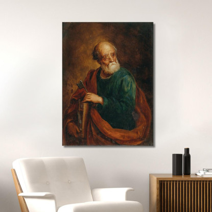 San Pietro (Dopo Palma Il Giovane) David Teniers The Younger dty72 quadro stampato su tela