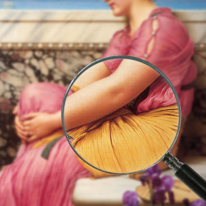 L'Assenza Rende Il Cuore Più Affettuoso John William Godward jwg13 quadro stampato su tela