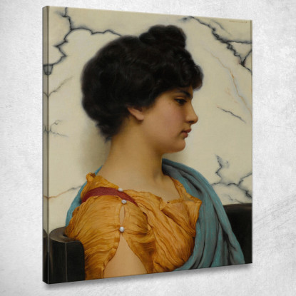 Una Bellezza Arcadica John William Godward jwg15 quadro stampato su tela