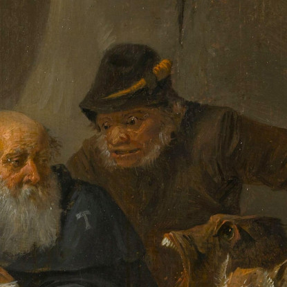 La Tentazione Di Sant'Antonio David Teniers The Younger dty108 quadro stampato su tela