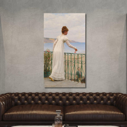 Un Favore Edmund Blair Leighton ebl1 quadro stampato su tela