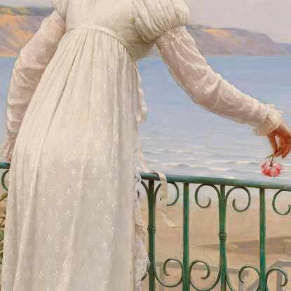 Un Favore Edmund Blair Leighton ebl1 quadro stampato su tela
