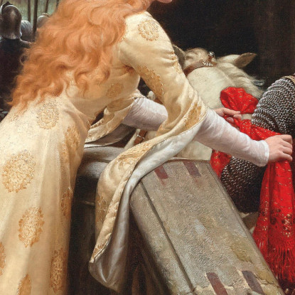 Dio Ti Accompagni Edmund Blair Leighton ebl10 quadro stampato su tela