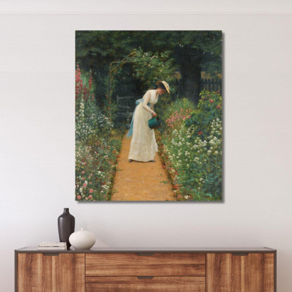 Il Giardino Della Mia Signora Edmund Blair Leighton ebl14 quadro stampato su tela