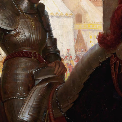Sconfitto Edmund Blair Leighton ebl29 quadro stampato su tela