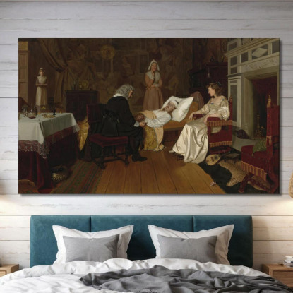 Testimonia Il Mio Atto E Sigillo Edmund Blair Leighton ebl30 quadro stampato su tela