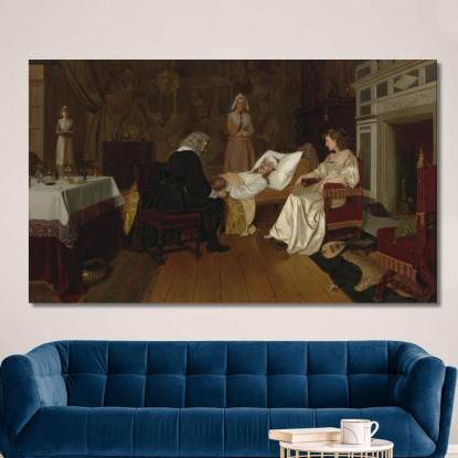 Testimonia Il Mio Atto E Sigillo Edmund Blair Leighton ebl30 quadro stampato su tela