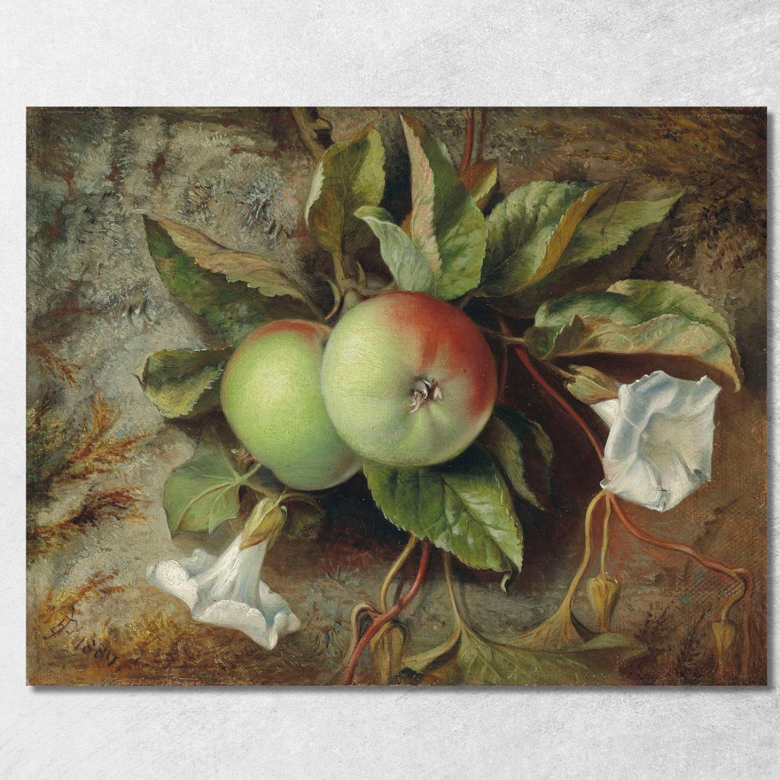 Autunno: Mele E Convolvolo Edward John Poynter ejp5 quadro stampato su tela