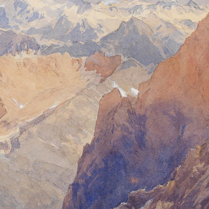 Col Du Géant Edward Theodore Compton etc17 quadro stampato su tela
