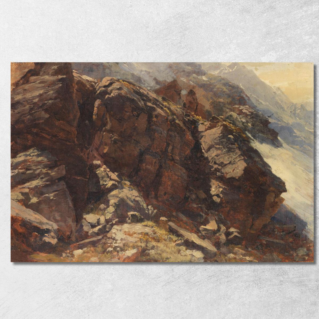 Studio Di Alta Montagna Edward Theodore Compton etc33 quadro stampato su tela