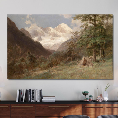 Paesaggio Nel Caucaso Edward Theodore Compton etc42 quadro stampato su tela