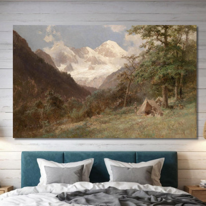 Paesaggio Nel Caucaso Edward Theodore Compton etc42 quadro stampato su tela