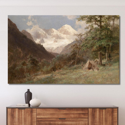 Paesaggio Nel Caucaso Edward Theodore Compton etc42 quadro stampato su tela