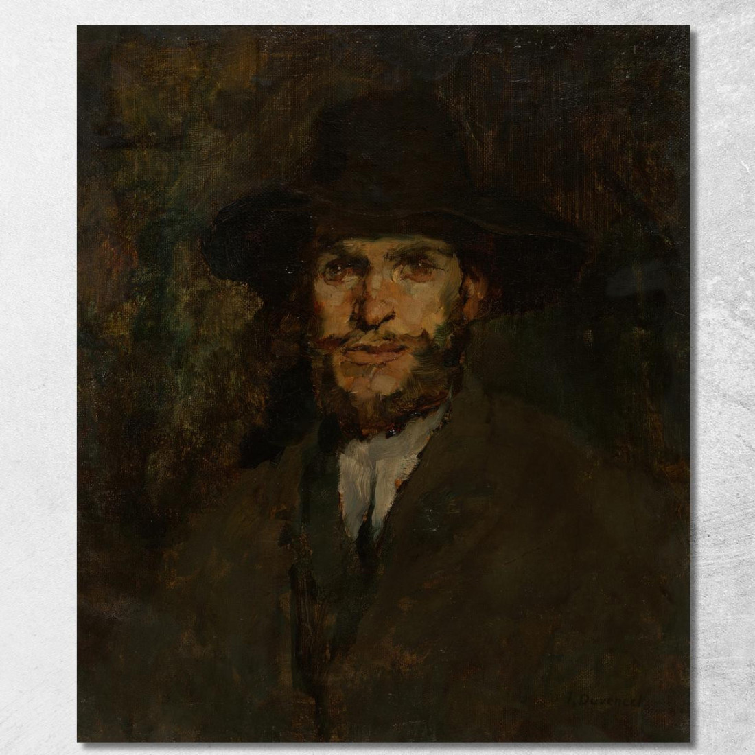 J. Frank Currier Frank Duveneck fdu5 quadro stampato su tela