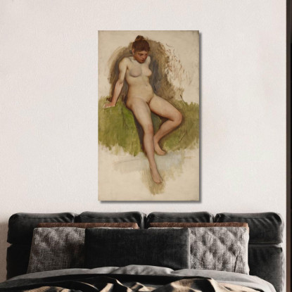 Nudo Frank Duveneck fdu11 quadro stampato su tela
