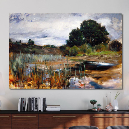 Paesaggio Di Polling Frank Duveneck fdu12 quadro stampato su tela