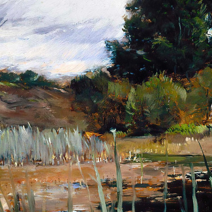 Paesaggio Di Polling Frank Duveneck fdu12 quadro stampato su tela