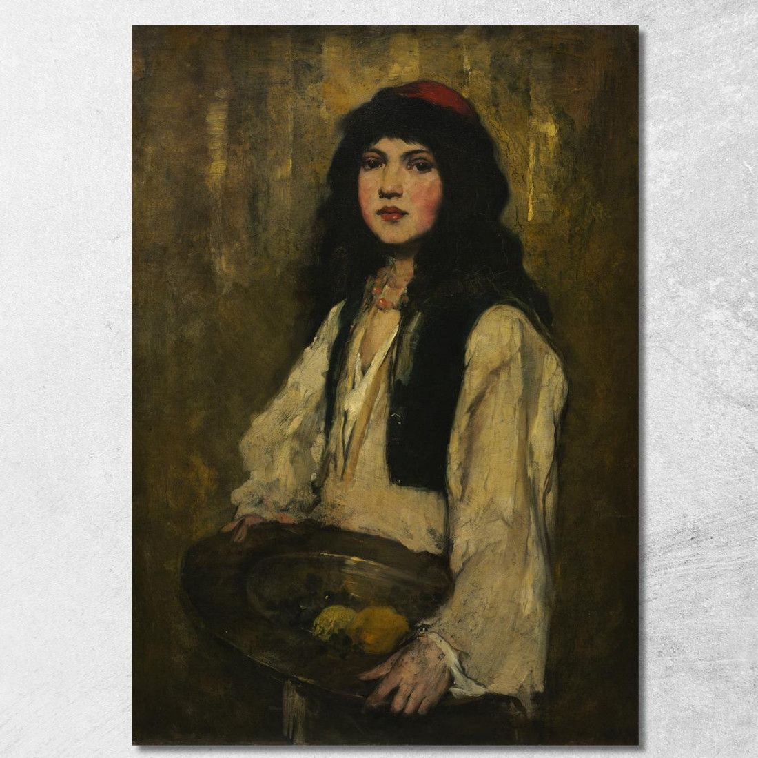 La Ragazza Veneziana Frank Duveneck fdu25 quadro stampato su tela