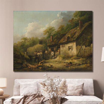La Locanda Bell George Morland gmo39 quadro stampato su tela