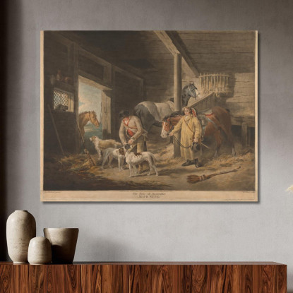 Il Primo Settembre – Mattina George Morland gmo43 quadro stampato su tela