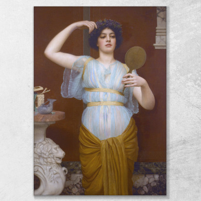 Ione John William Godward jwg42 quadro stampato su tela