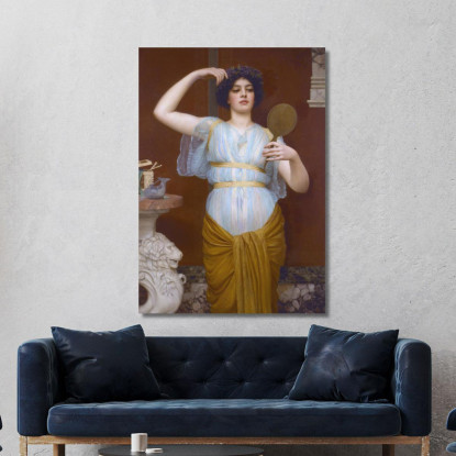 Ione John William Godward jwg42 quadro stampato su tela