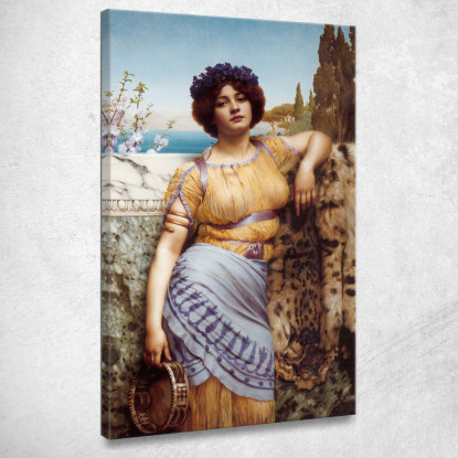 Danzatrice Ionica John William Godward jwg43 quadro stampato su tela