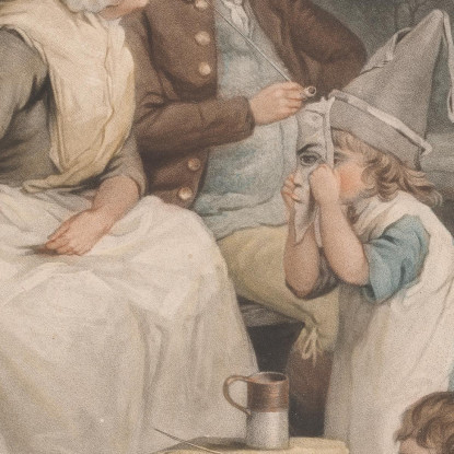 La Giovinezza Che Diverte La Vecchiaia George Morland gmo58 quadro stampato su tela