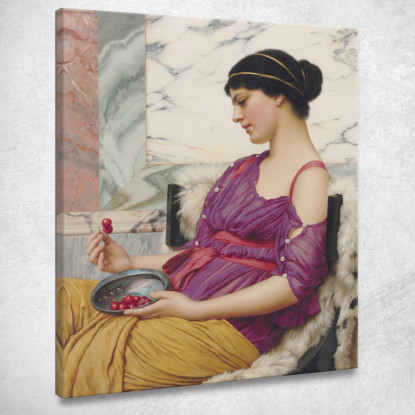 Ismenia John William Godward jwg44 quadro stampato su tela