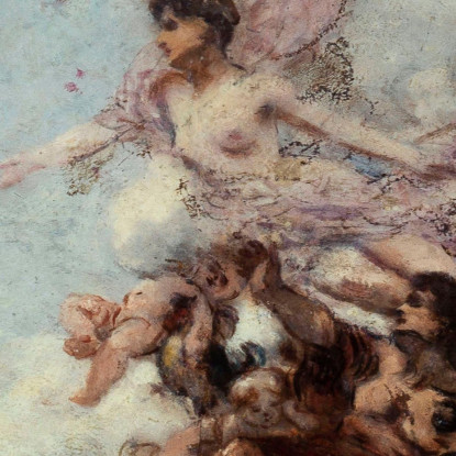 La Francia Accogliendo L'Abbondanza - Progetto Per Il Soffitto Del Palazzo Dell'Eliseo Henri Gervex hgr15 quadro stampato su te