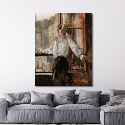 Rolla Henri Gervex hgr32 quadro stampato su tela