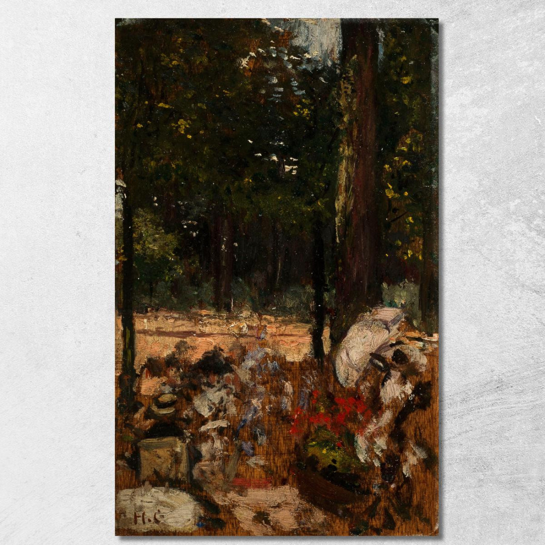 Studio Per Le Cercle De L'Île De Puteaux Henri Gervex hgr41 quadro stampato su tela
