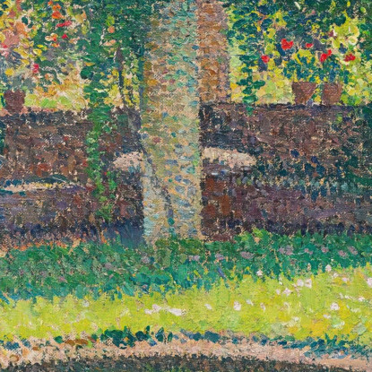 Bacino E Pergolato Sud-Ovest Del Parco Di Marquayrol Henri Martin hmt5 quadro stampato su tela