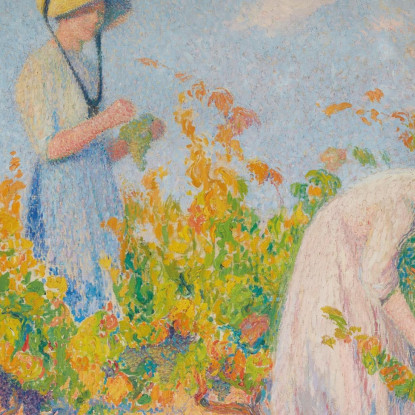 Le Vendemmiatrici Henri Martin hmt57 quadro stampato su tela