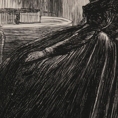 Un'Illustrazione Per Il Sermone Di Prova James Abbott McNeill Whistler jam8 quadro stampato su tela