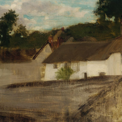 Verde E Argento - I Cottage Del Devonshire James Abbott McNeill Whistler jam40 quadro stampato su tela