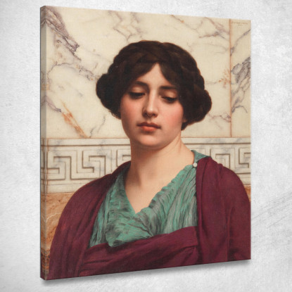 Stesicrate John William Godward jwg65 quadro stampato su tela