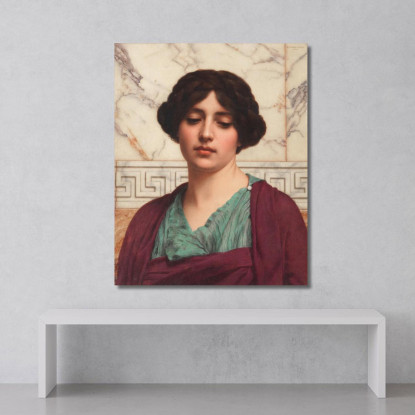 Stesicrate John William Godward jwg65 quadro stampato su tela
